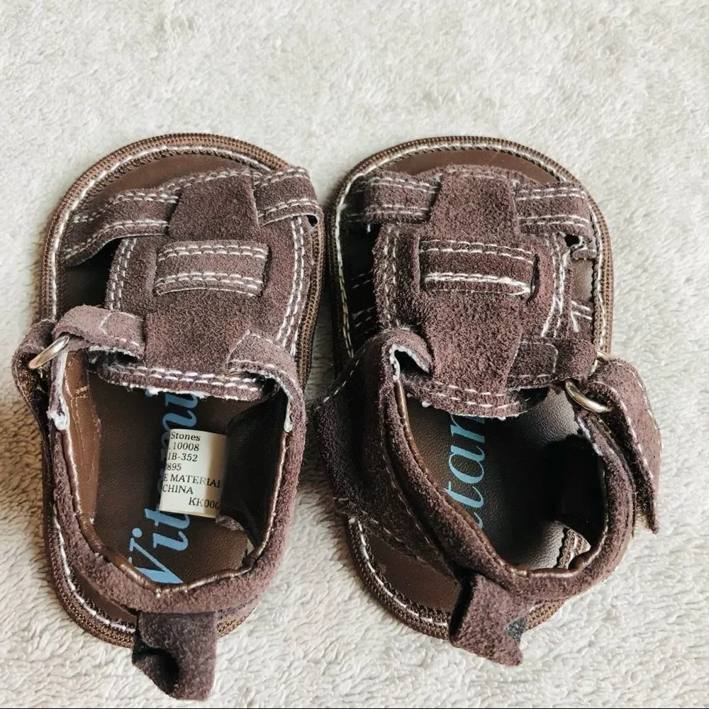 Vitamins Baby Soft Suede Fisherman Sandals